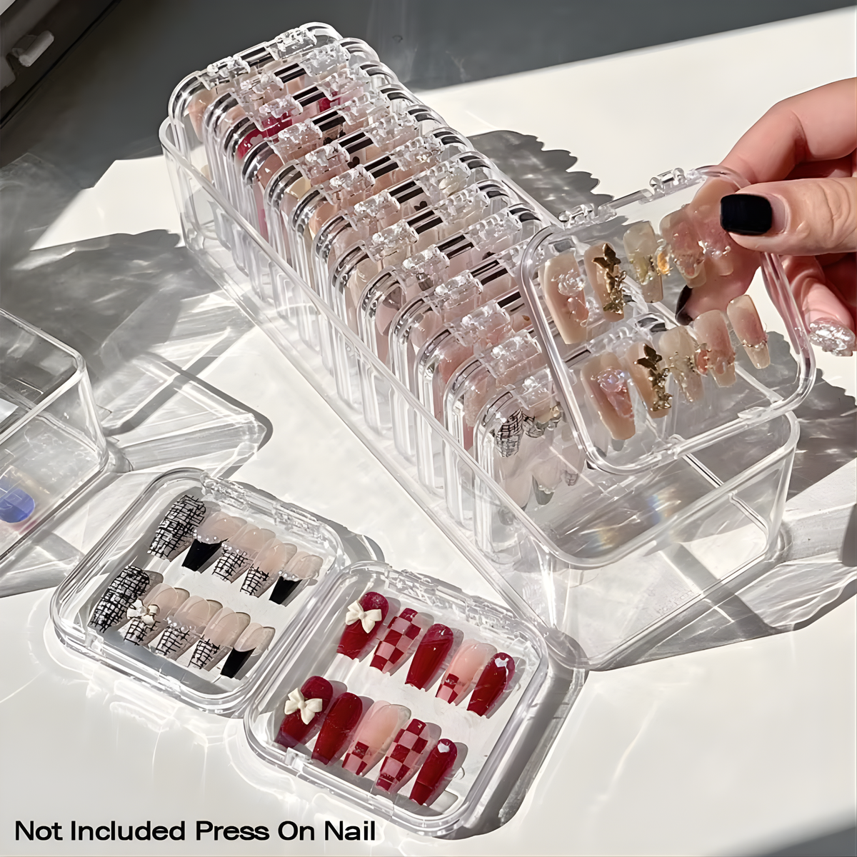 Transparent Jewelry Organizer Box