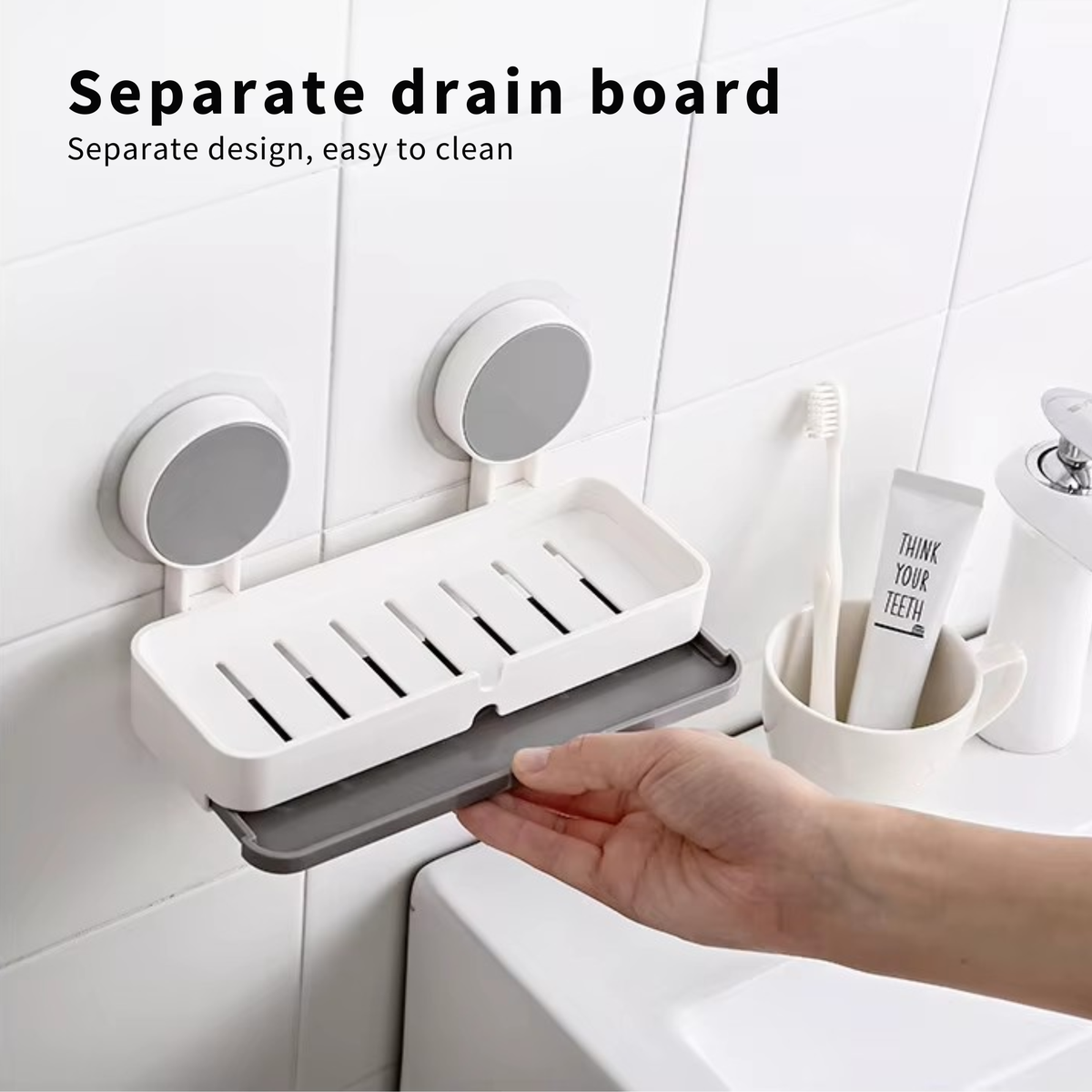 Wall Mounted Double Soap Holder