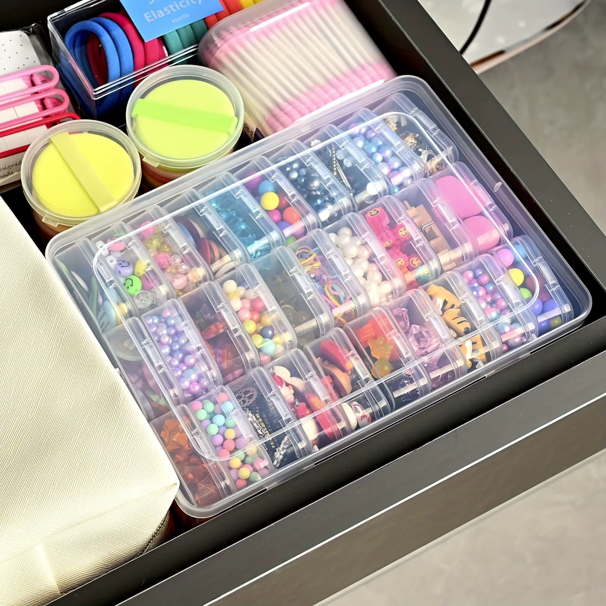 30-Grid Transparent Storage Box