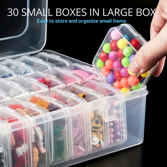 30-Grid Transparent Storage Box