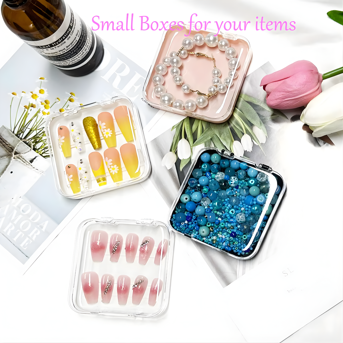Transparent Jewelry Organizer Box