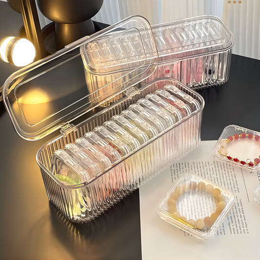 Transparent Jewelry Organizer Box