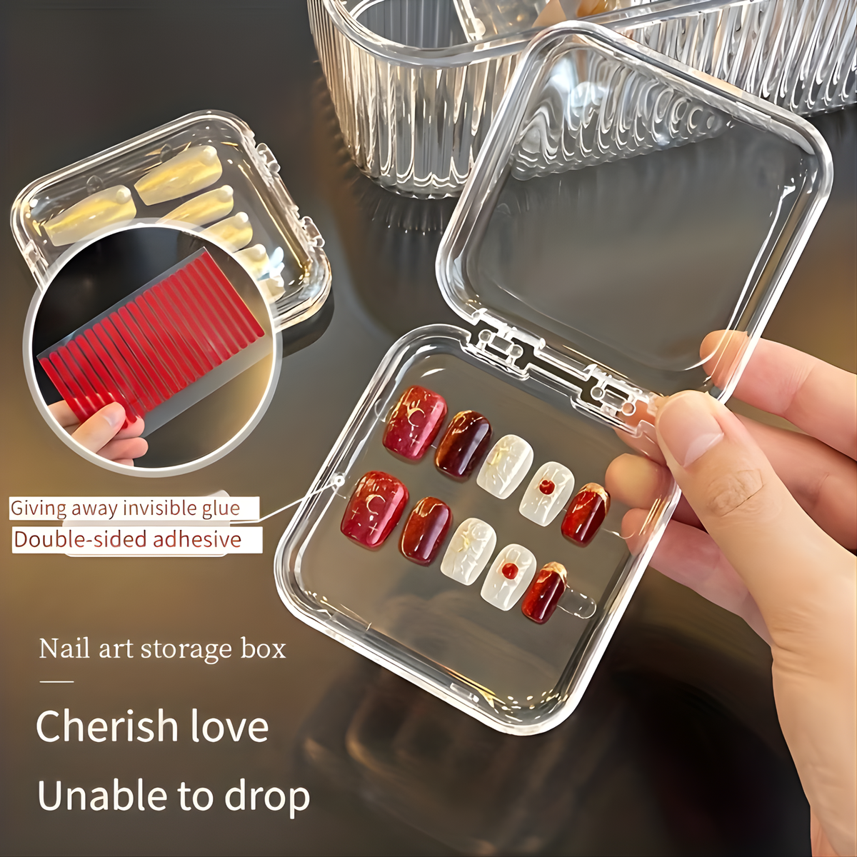 Transparent Jewelry Organizer Box