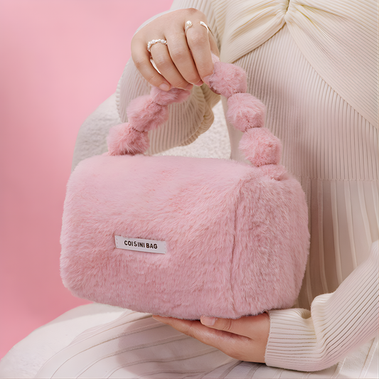 Luxury Fluffy Cosmetic Bag
