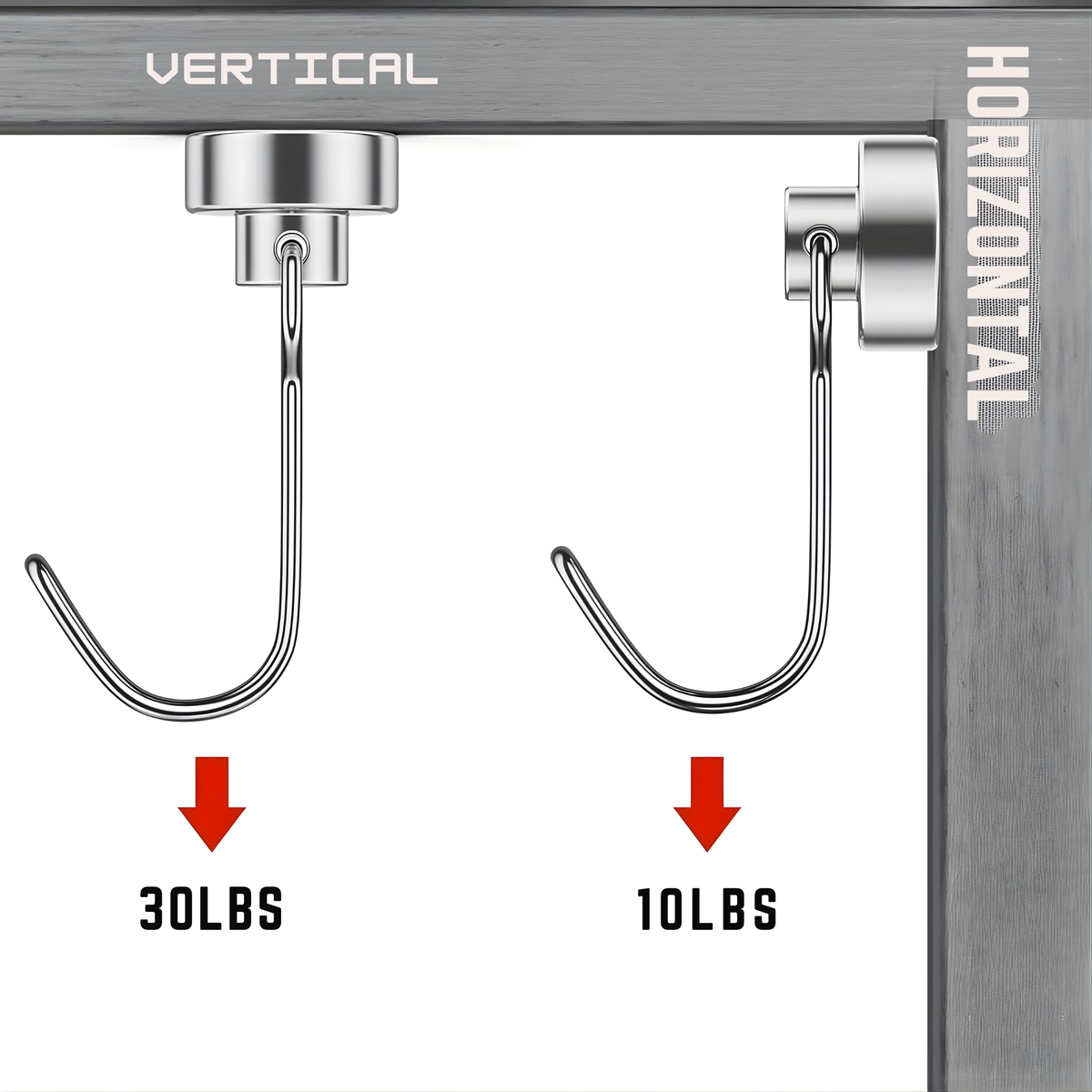 Heavy Duty Magnetic Hook Set