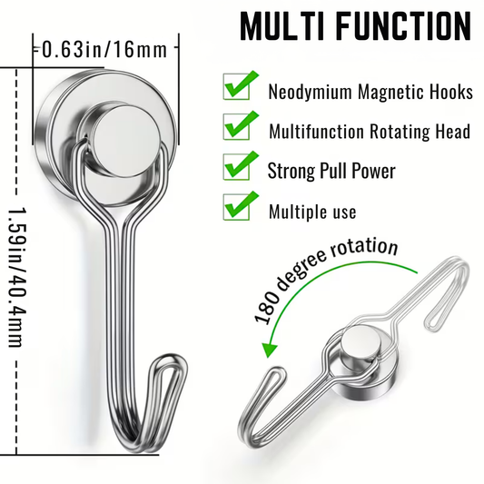 Heavy Duty Magnetic Hook Set