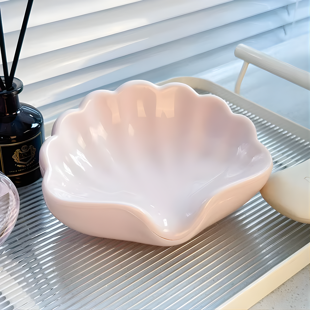 Shell Soap Dish with Drainage