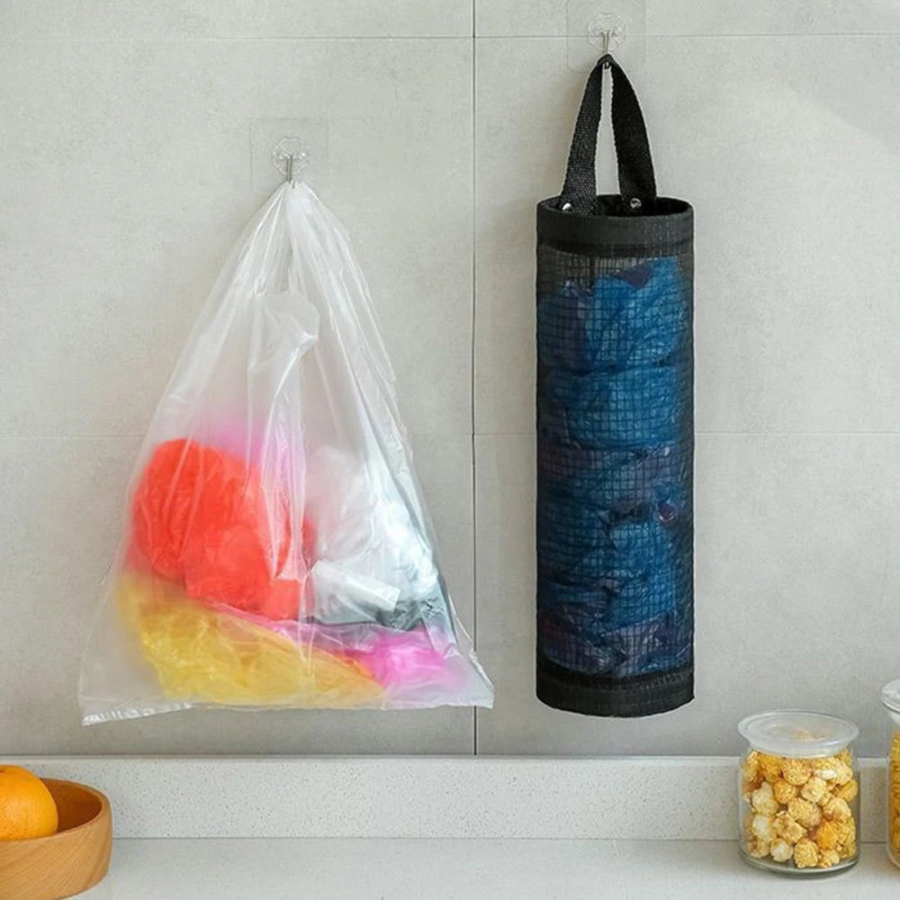 Mesh Plastic & Grocery Bag Storage Organizer (Pack of 2)