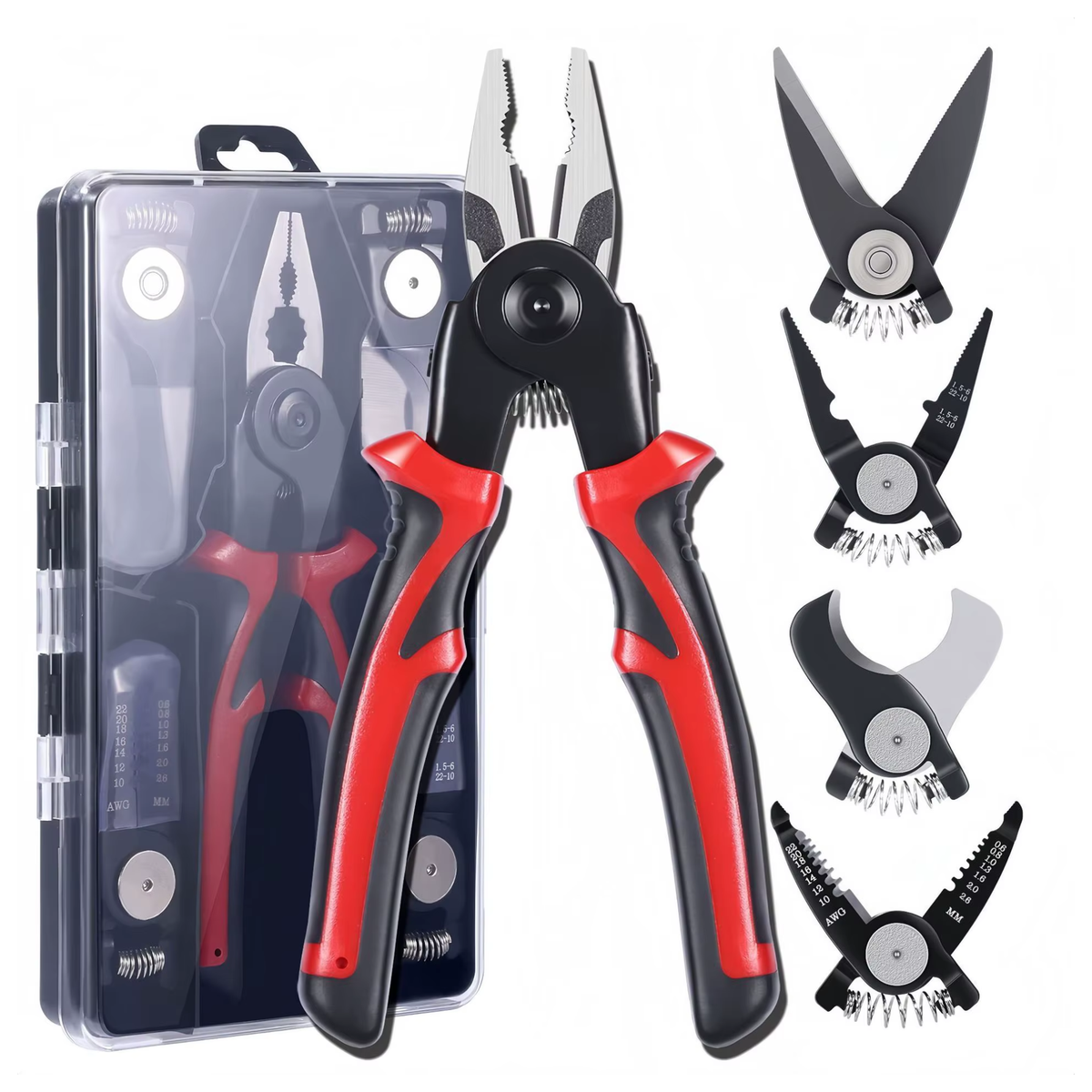 5-in-1 Wire Cutter & Stripper Pliers