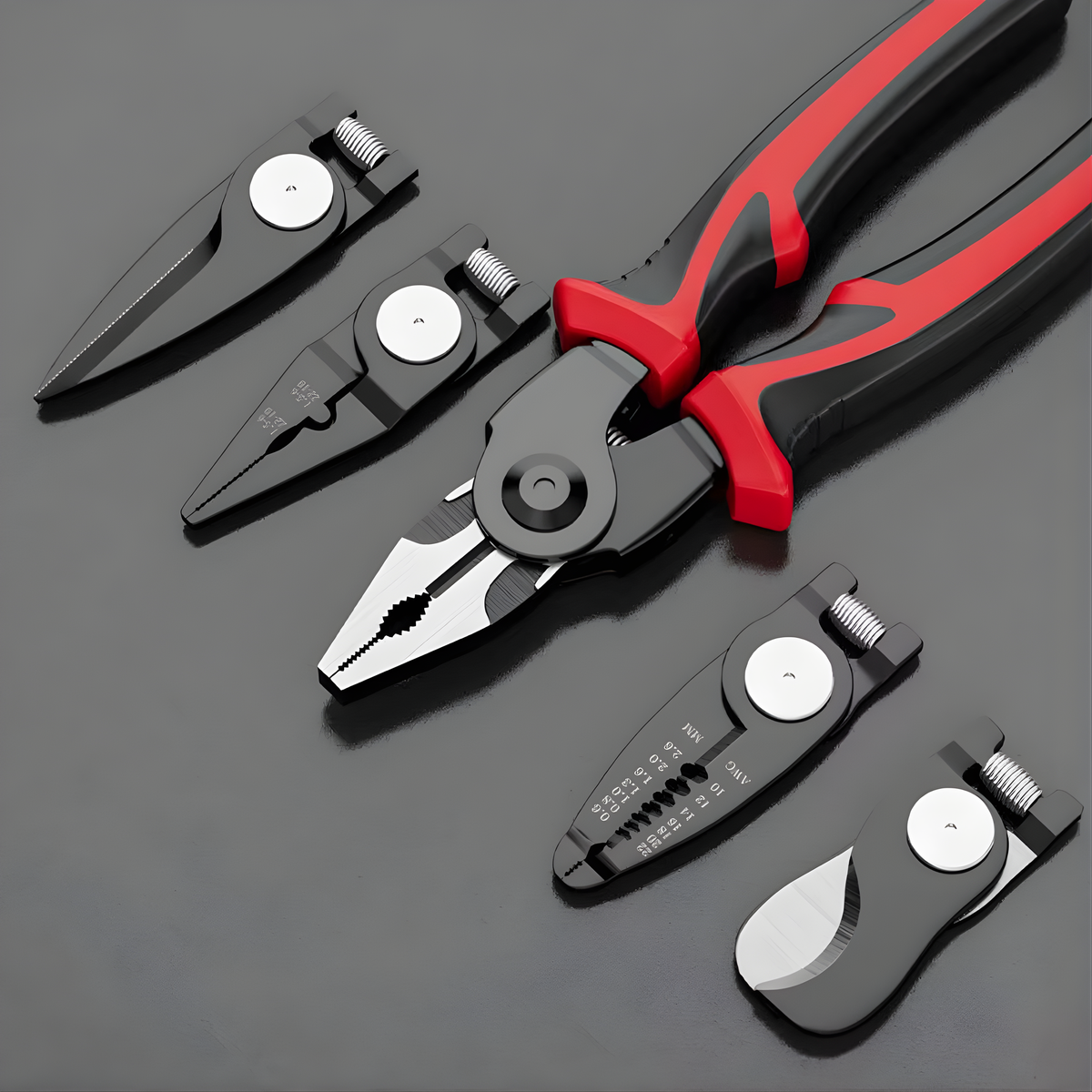 5-in-1 Wire Cutter & Stripper Pliers