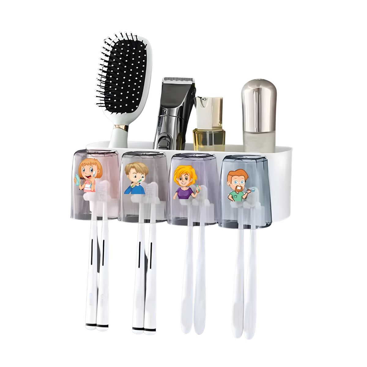 Wall Mounted Toothbrush Holder