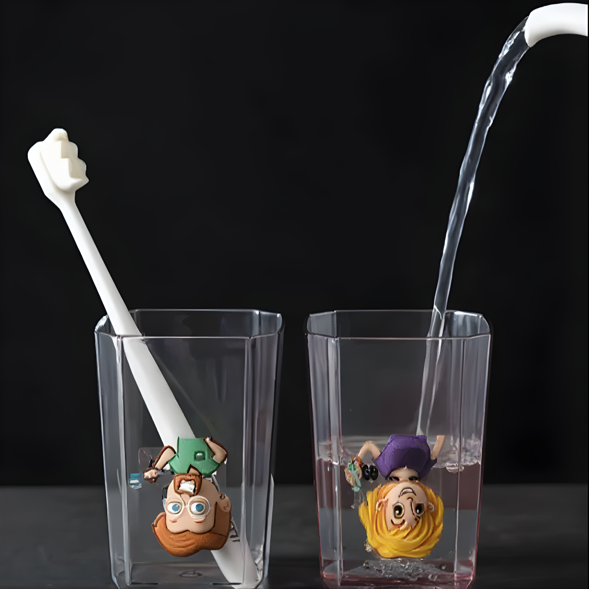 Wall Mounted Toothbrush Holder