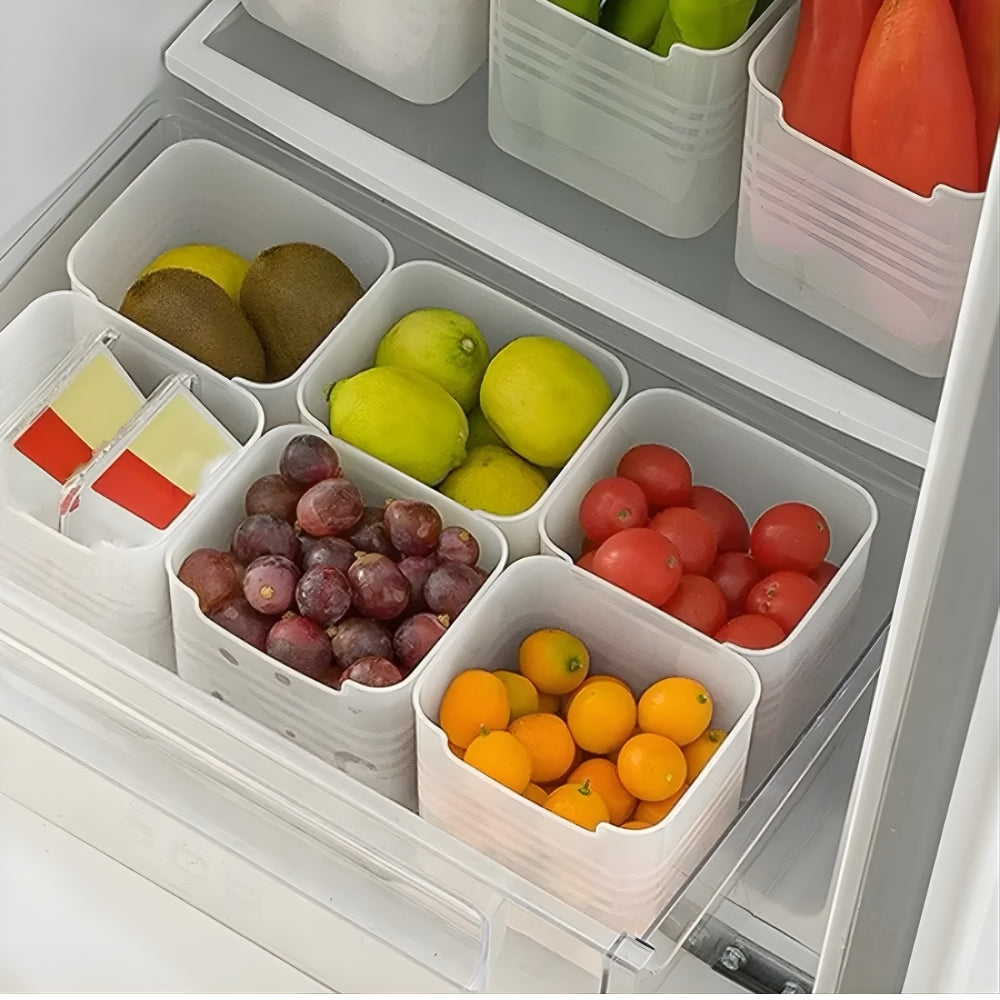 Refrigerator Organizer Bins (Pack of 6)