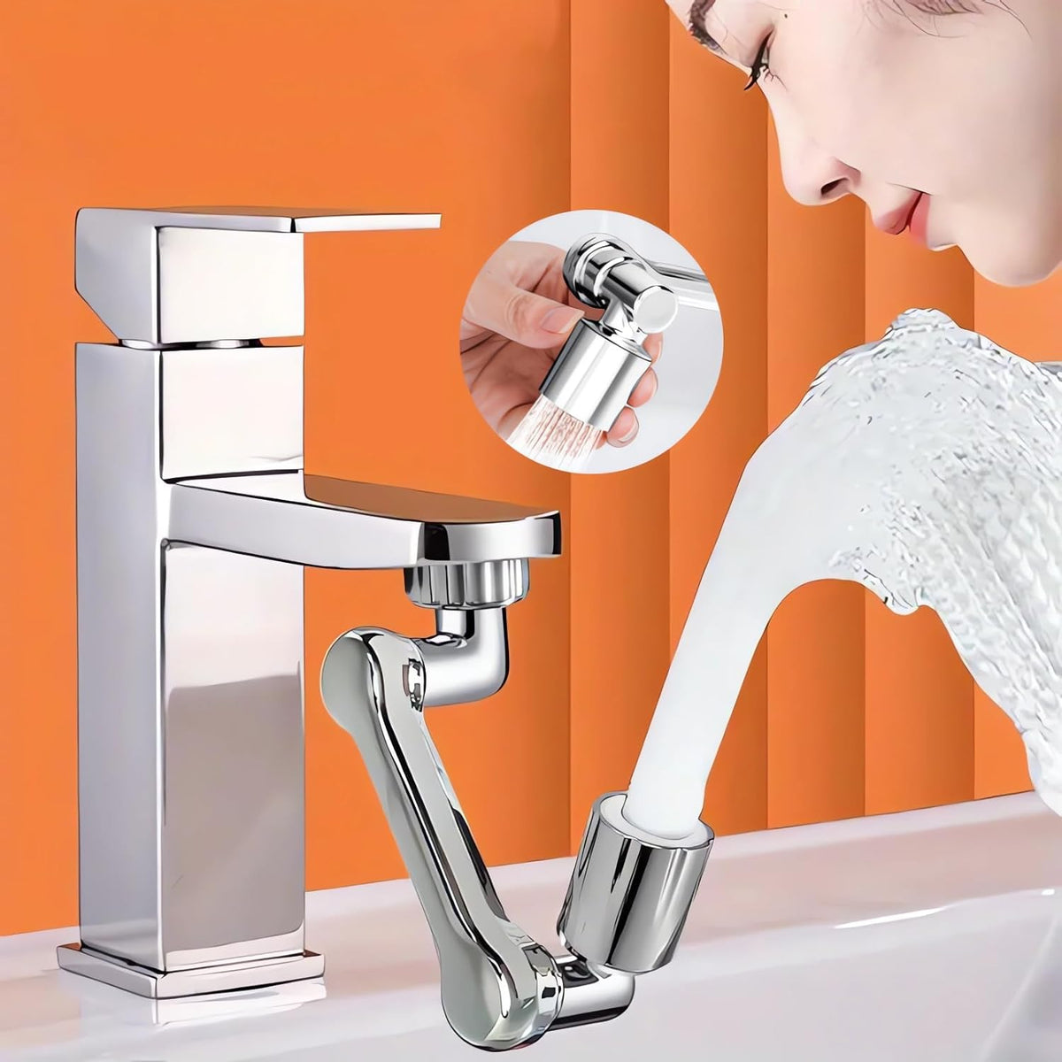 1080° Rotating Faucet & Tap Extender