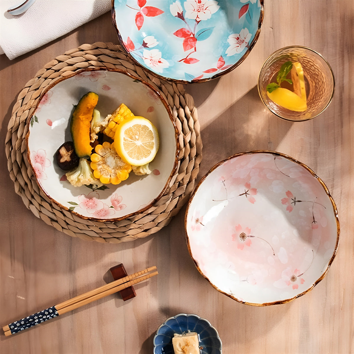 Floral Serving Dishes