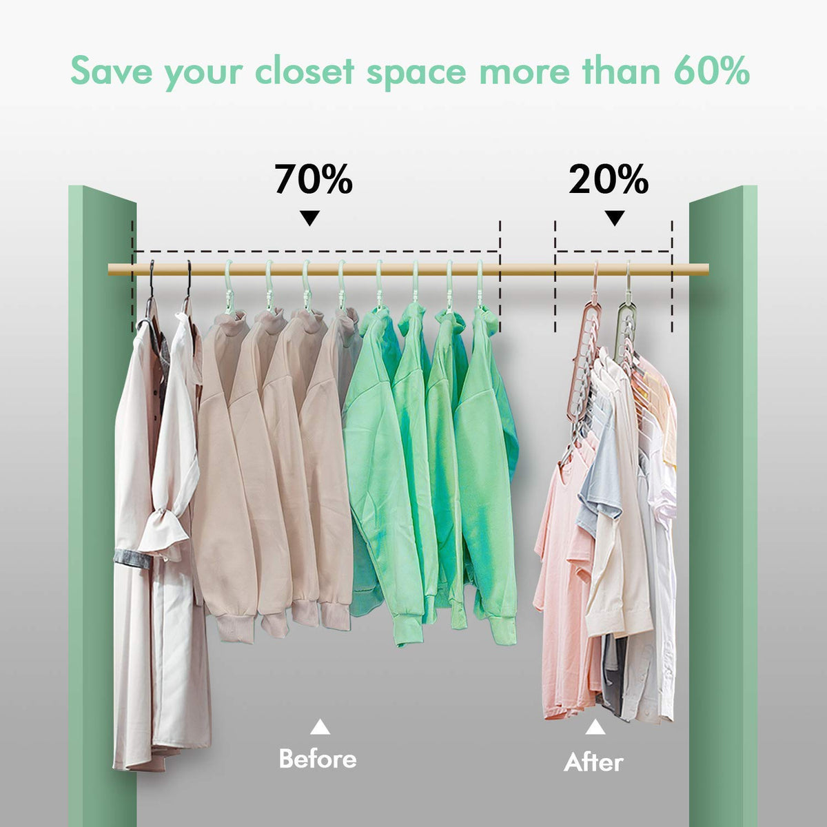 9 in 1 Smart Hanger (Pack of 3)