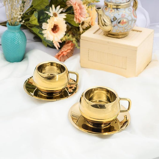 Gold Accent Cup Set