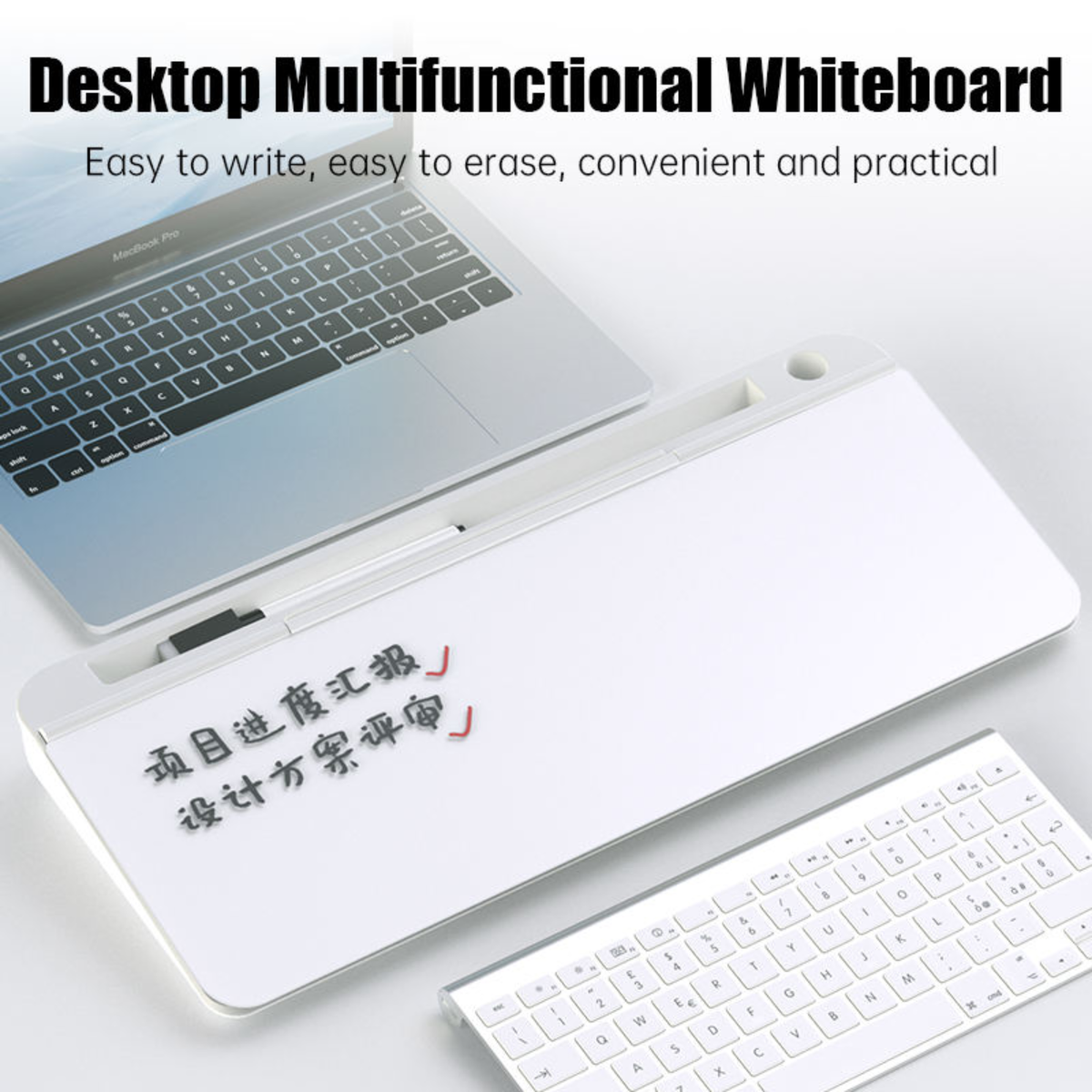 Premium Desktop Glass Whiteboard