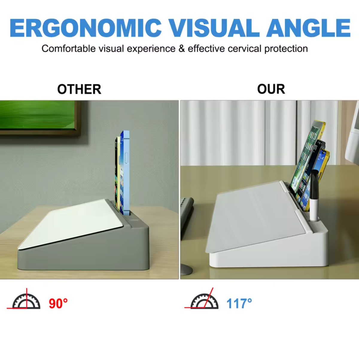 Premium Desktop Glass Whiteboard