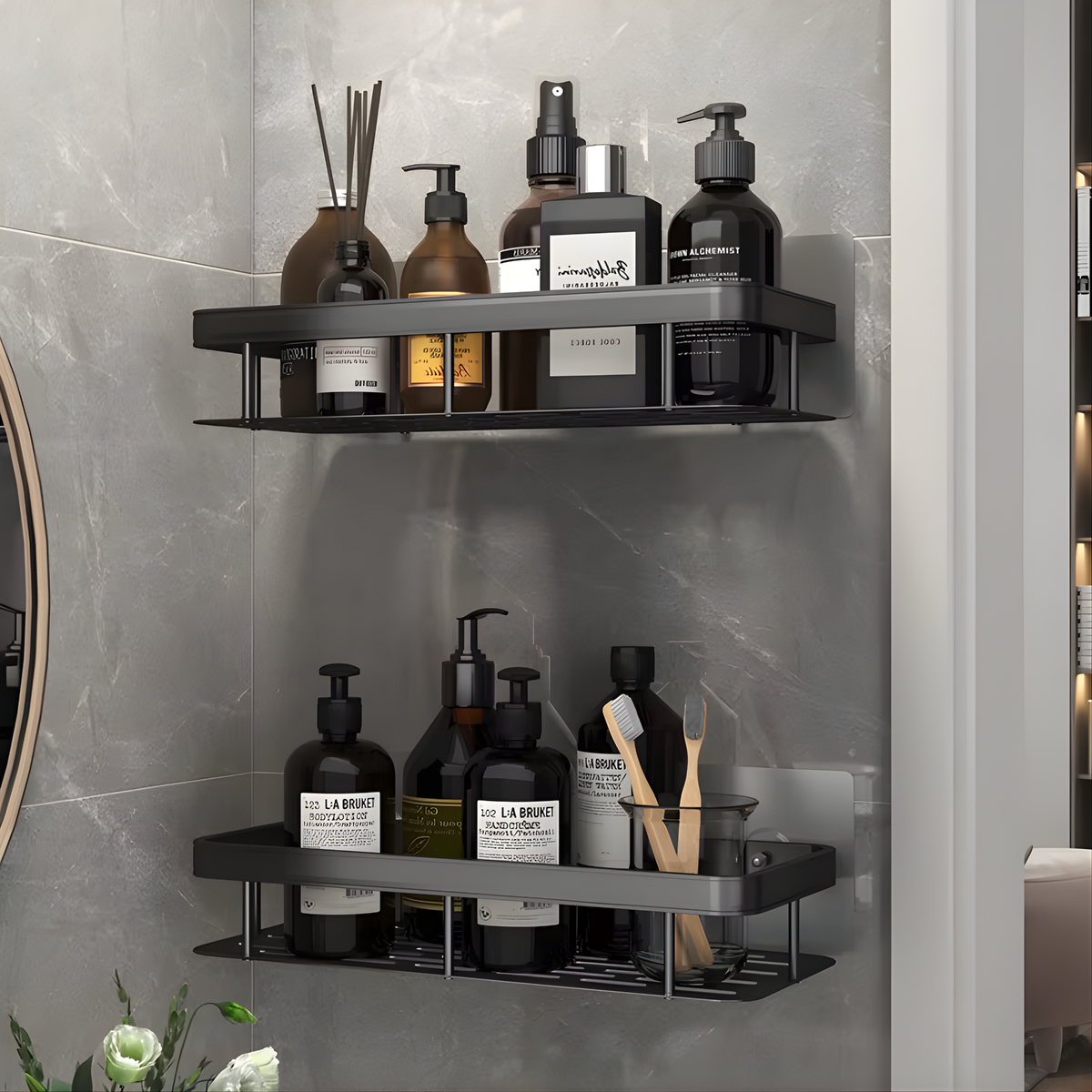 Wall Mounted Bathroom Shelf