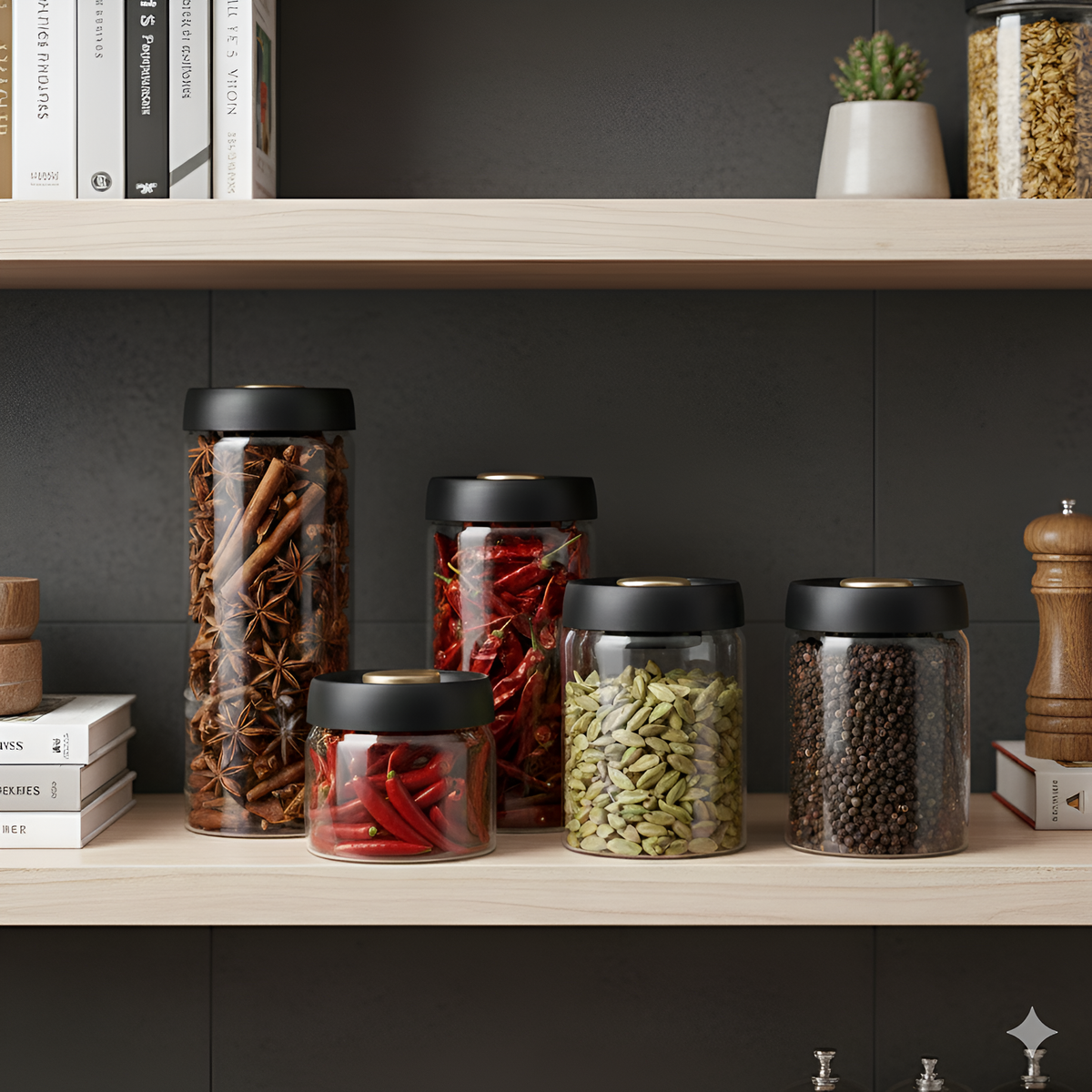 Vacuum Press Storage Jars