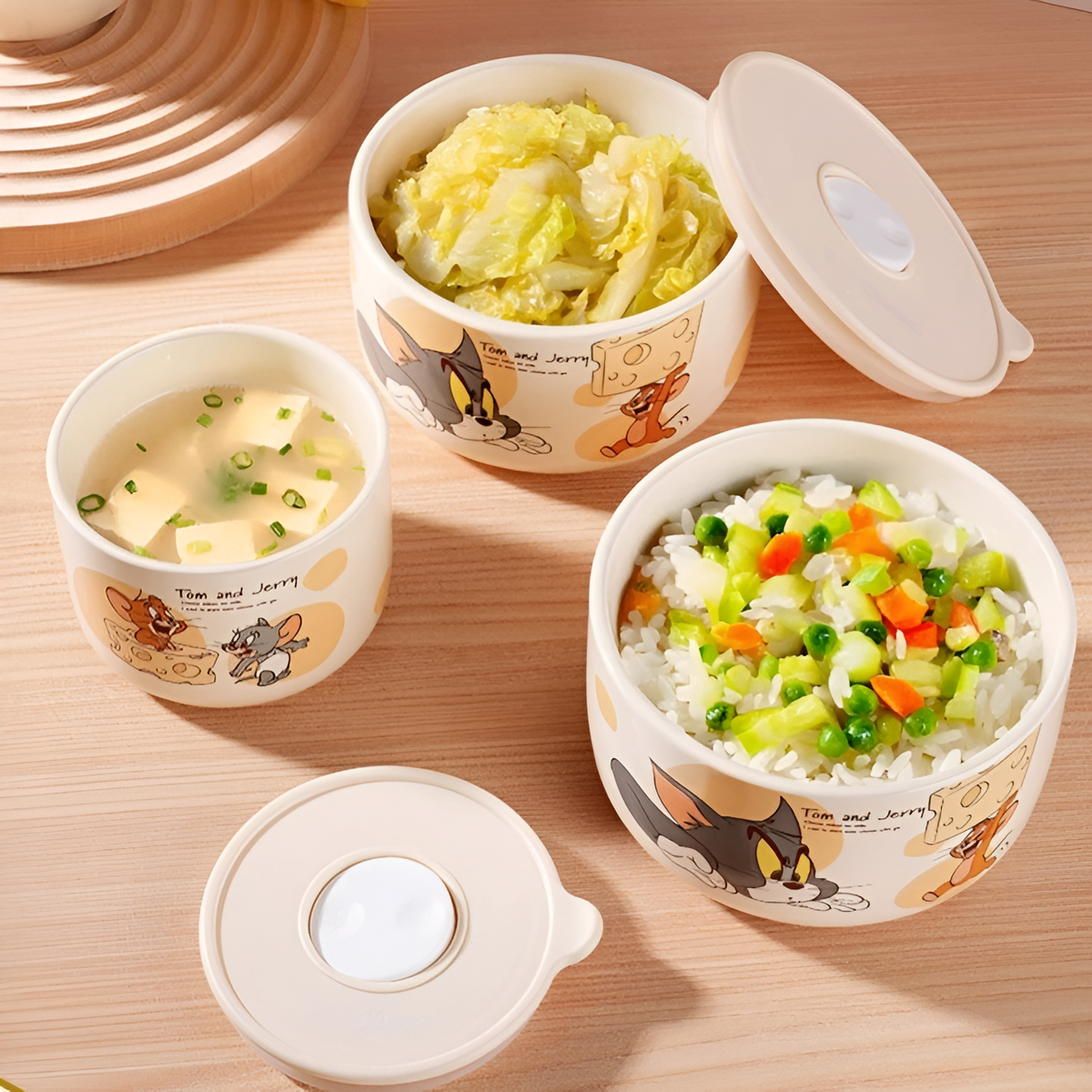 Tom & Jerry Containers Set