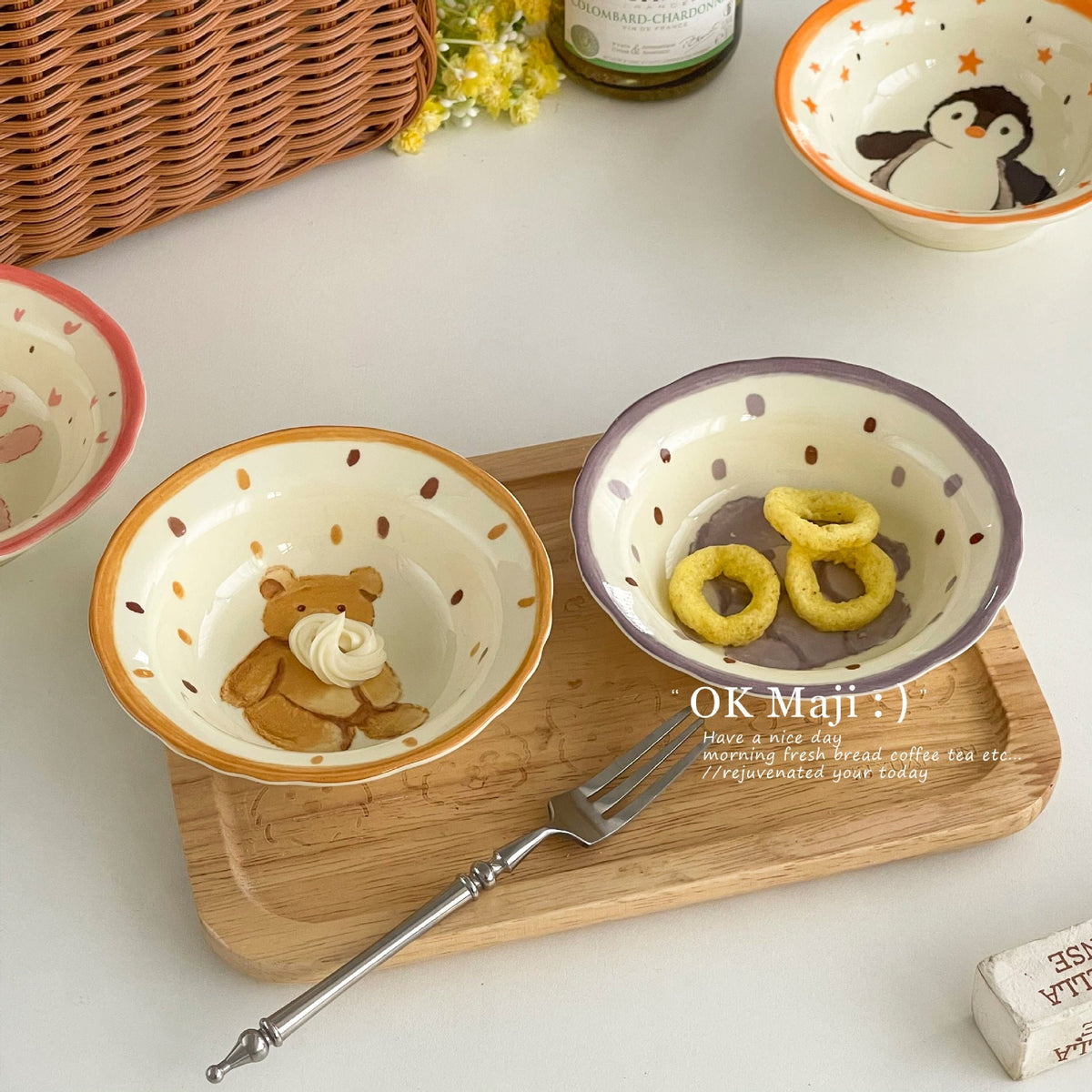 Cute Animal Ceramic Bowls