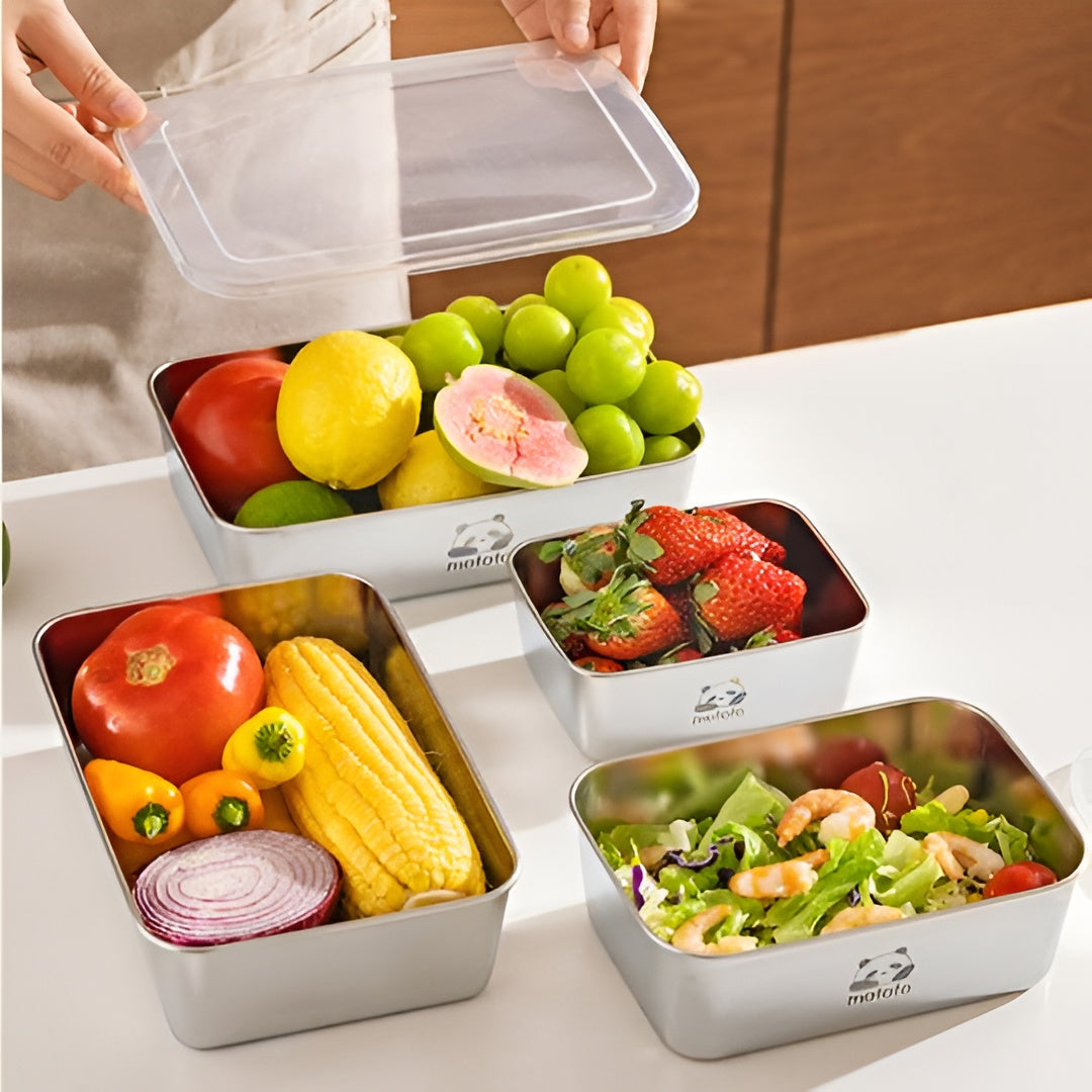 Steel Panda Container Set
