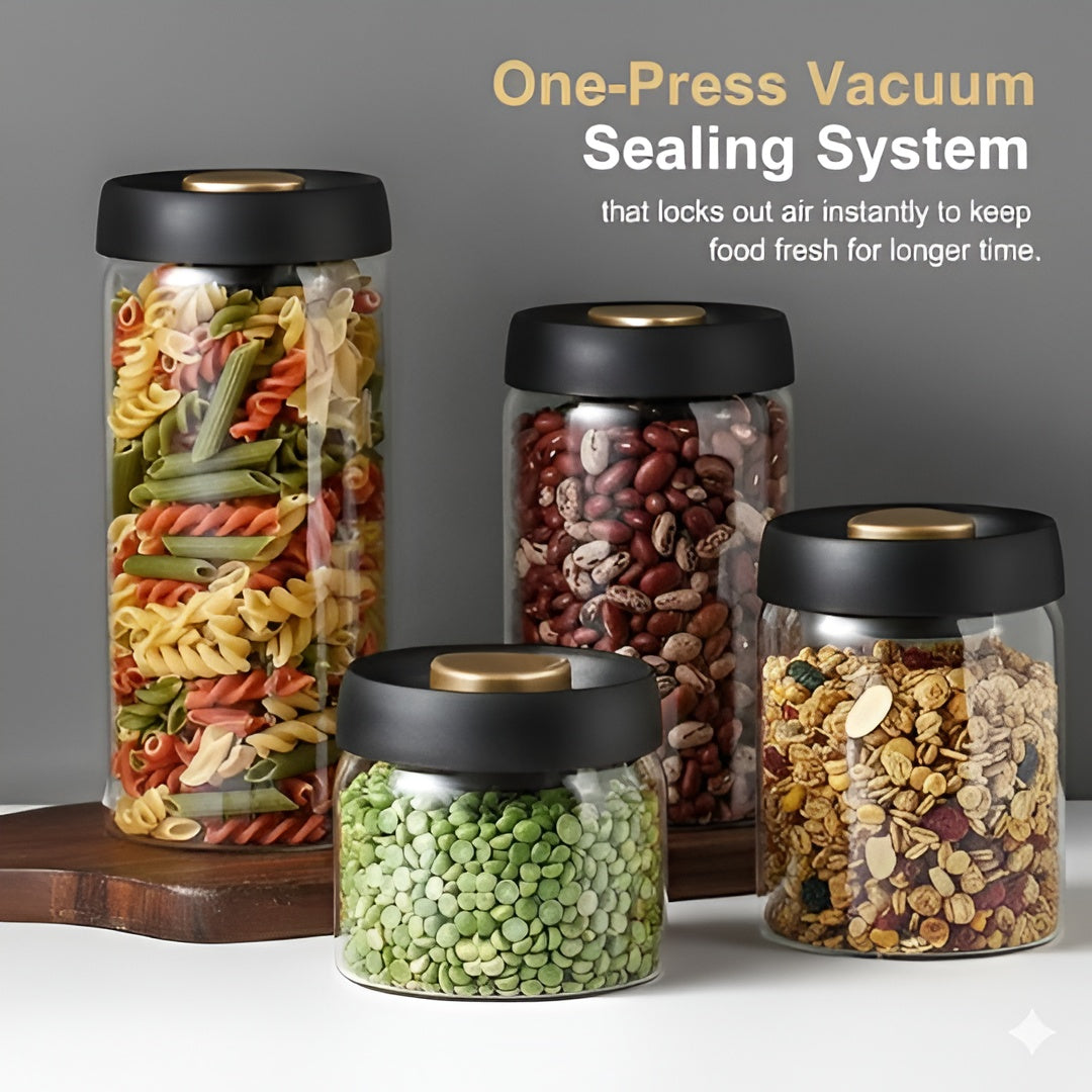 Vacuum Press Storage Jars