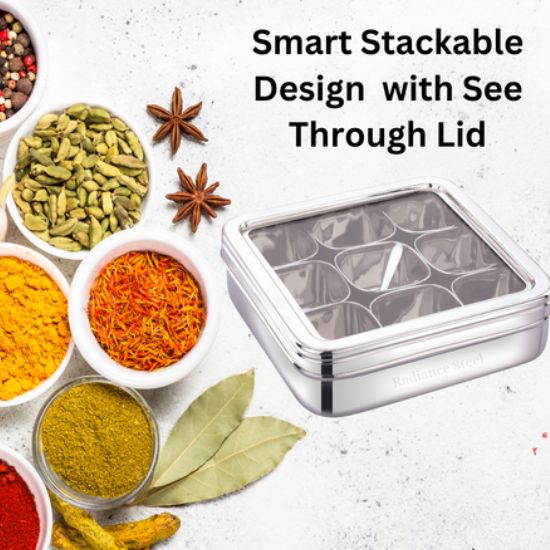 Stainless Steel Masala Box