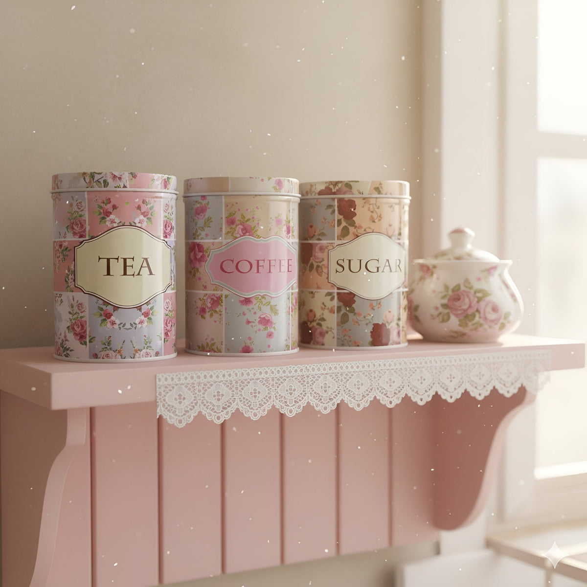Vintage Storage Tin Set