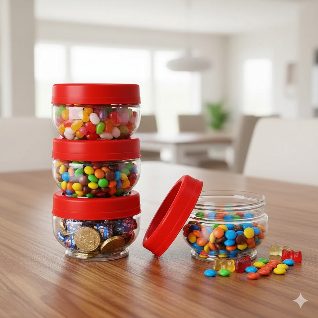 Stackable Food Jars