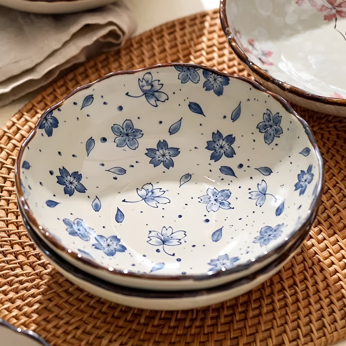 Floral Serving Dishes