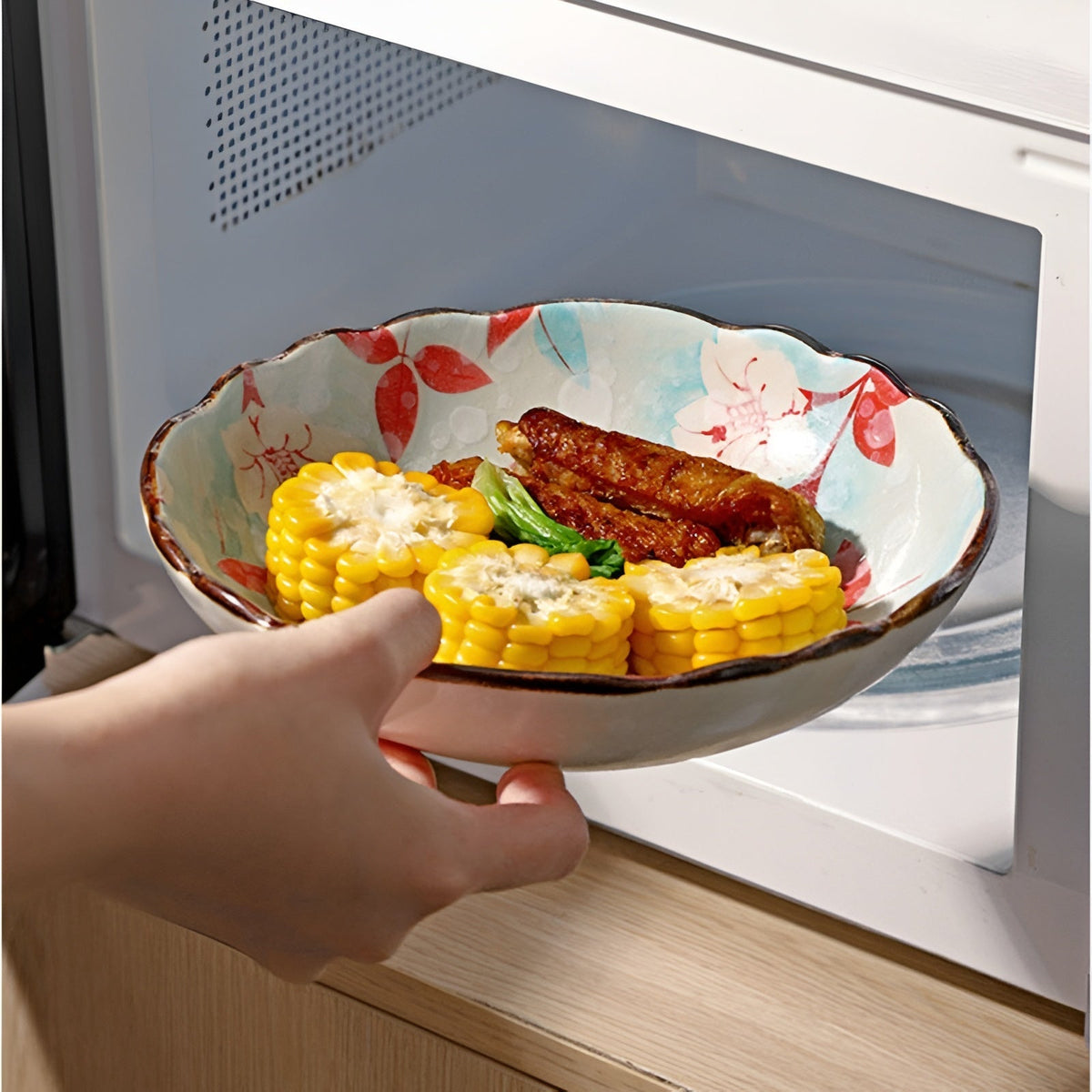 Floral Serving Dishes