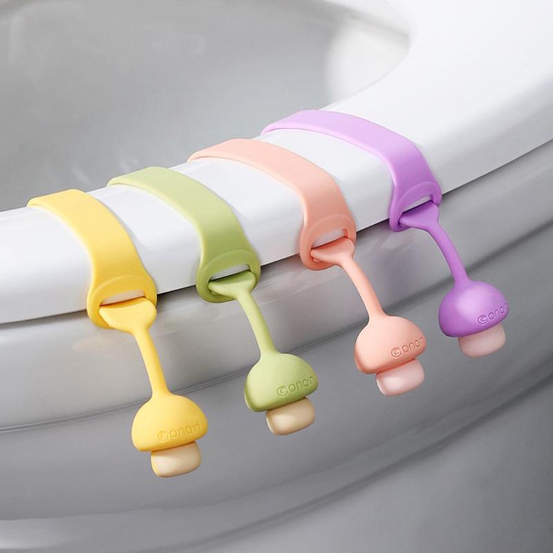 Silicone Toilet Seat Lifter (4Pcs)