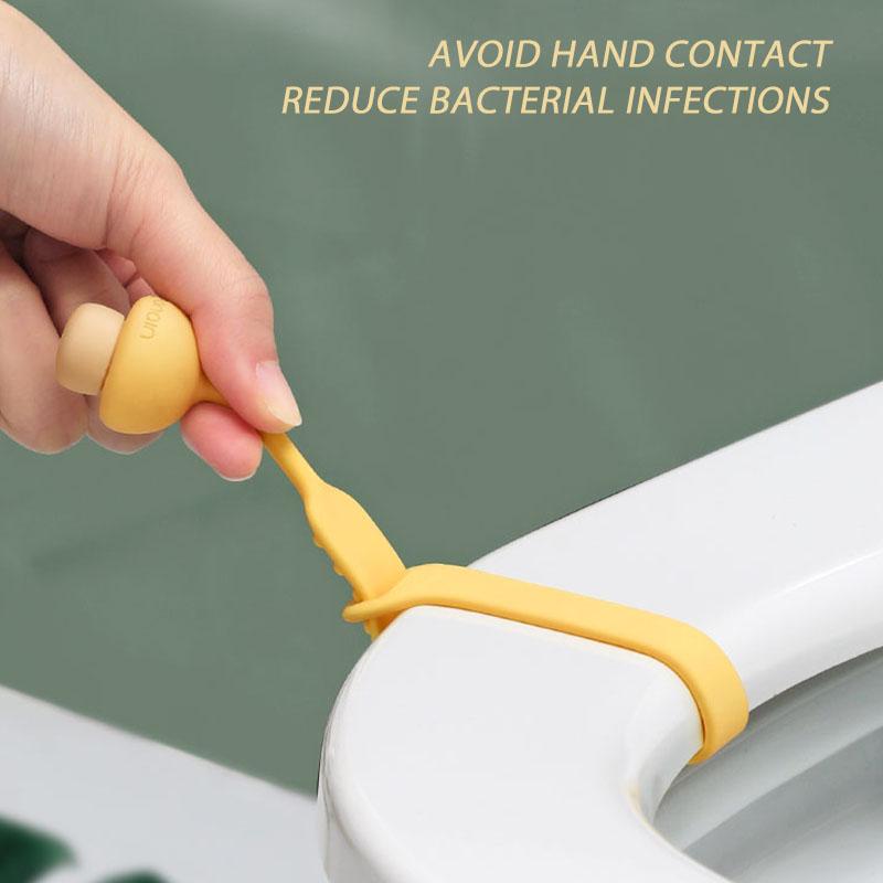 Silicone Toilet Seat Lifter (4Pcs)