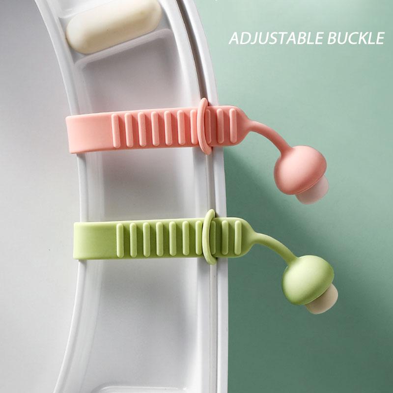 Silicone Toilet Seat Lifter (4Pcs)