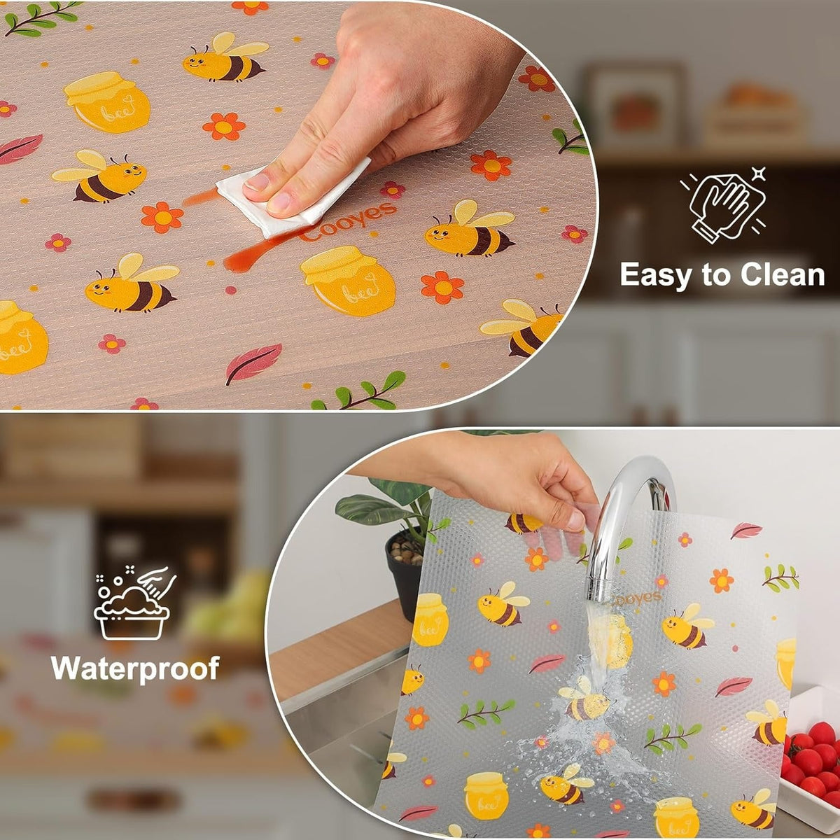 Anti-Slip Waterproof Cabinet & Drawer Protection Liner (45*125cm)