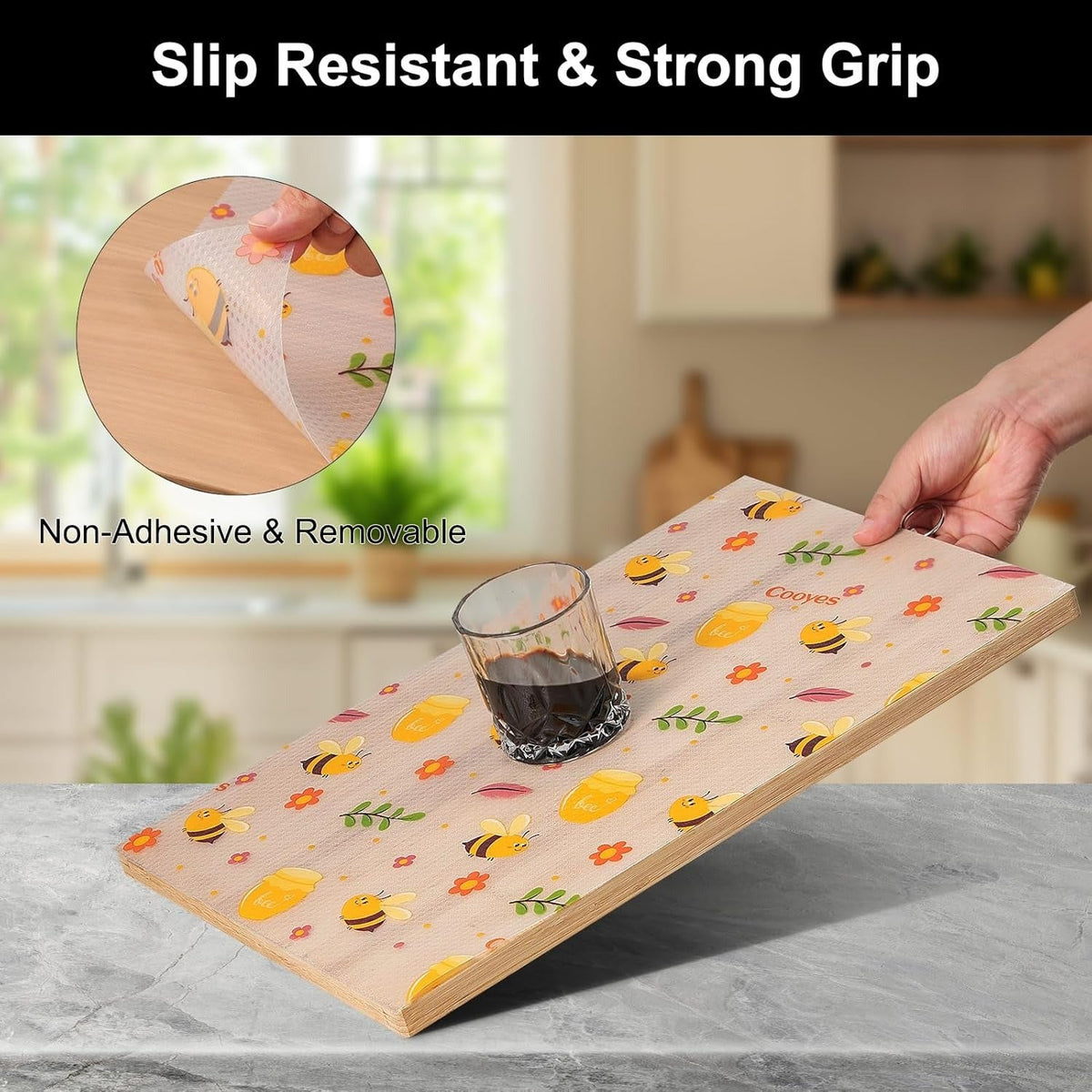 Anti-Slip Waterproof Cabinet & Drawer Protection Liner (45*125cm)