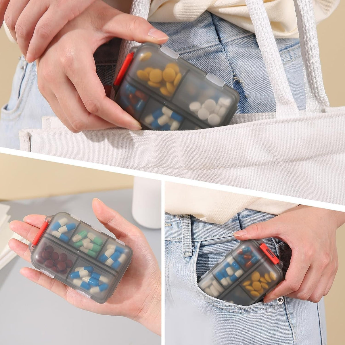 Travel Pill Organizer