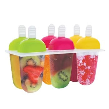 Reusable Popsicle Mold Set (6pcs)