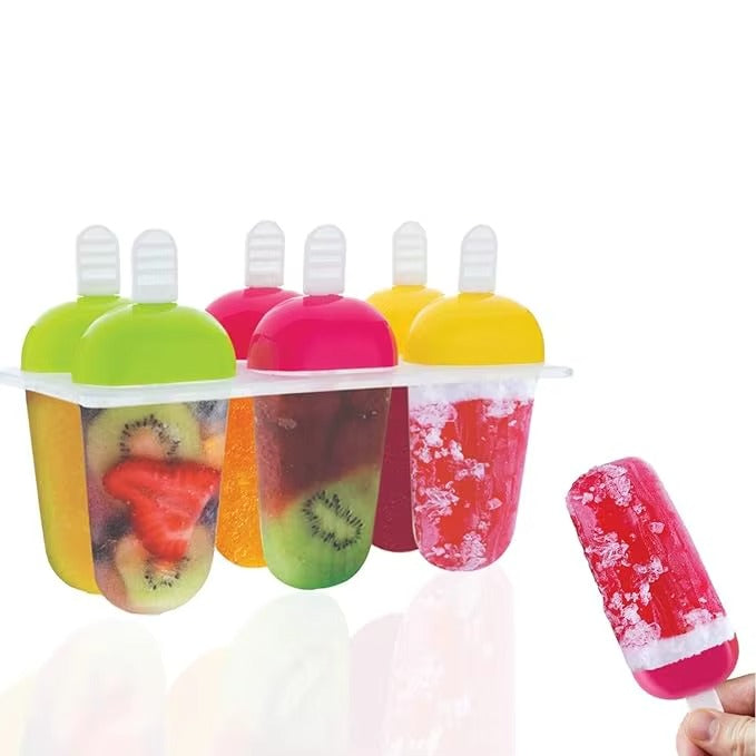 Reusable Popsicle Mold Set (6pcs)
