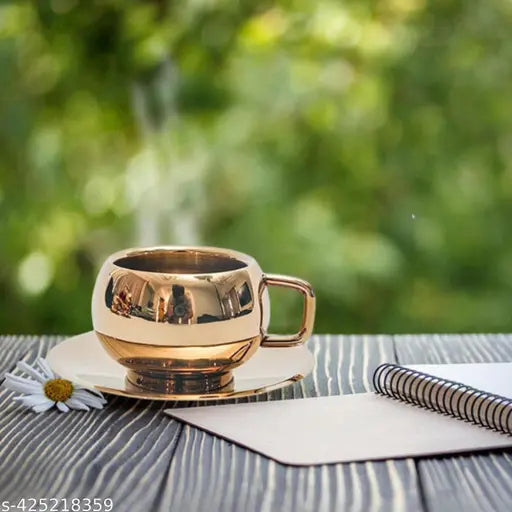 Gold Accent Cup Set